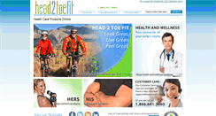 Desktop Screenshot of head2toefit.com